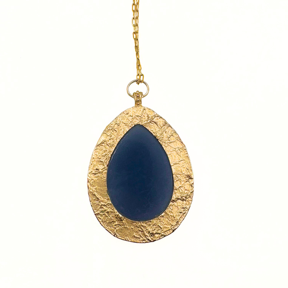 Midnight Tide Pendant Necklace