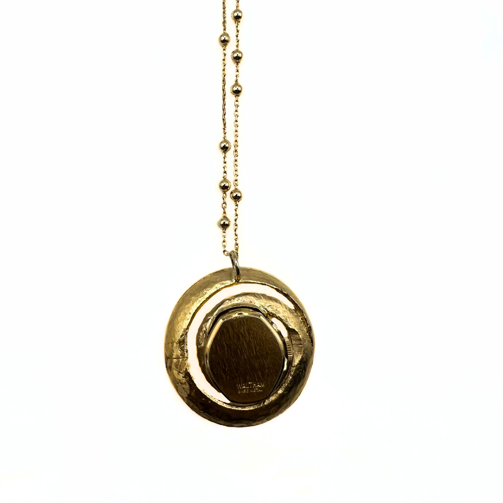 Reworked Waltham Orbit Watch Necklace