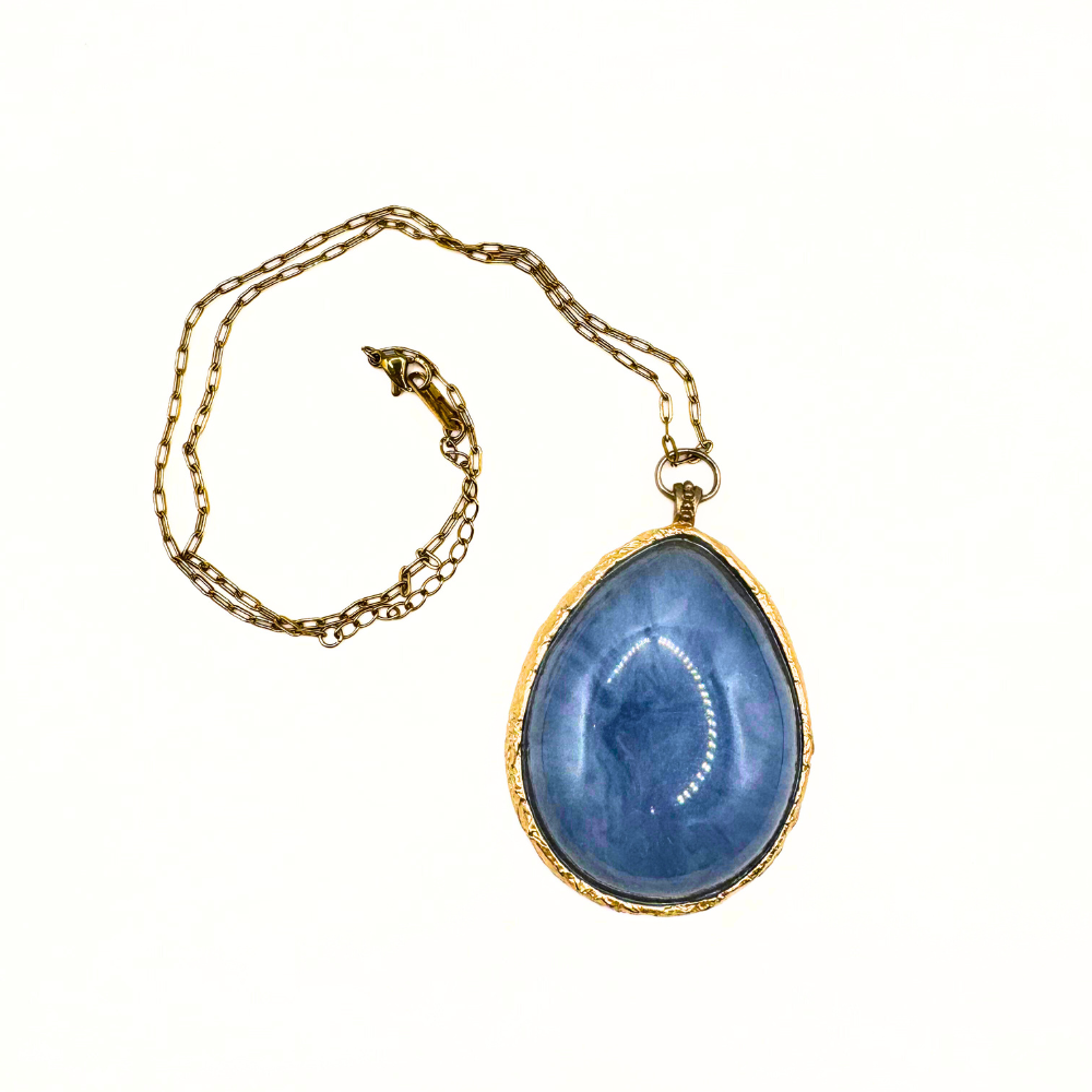 Midnight Tide Pendant Necklace