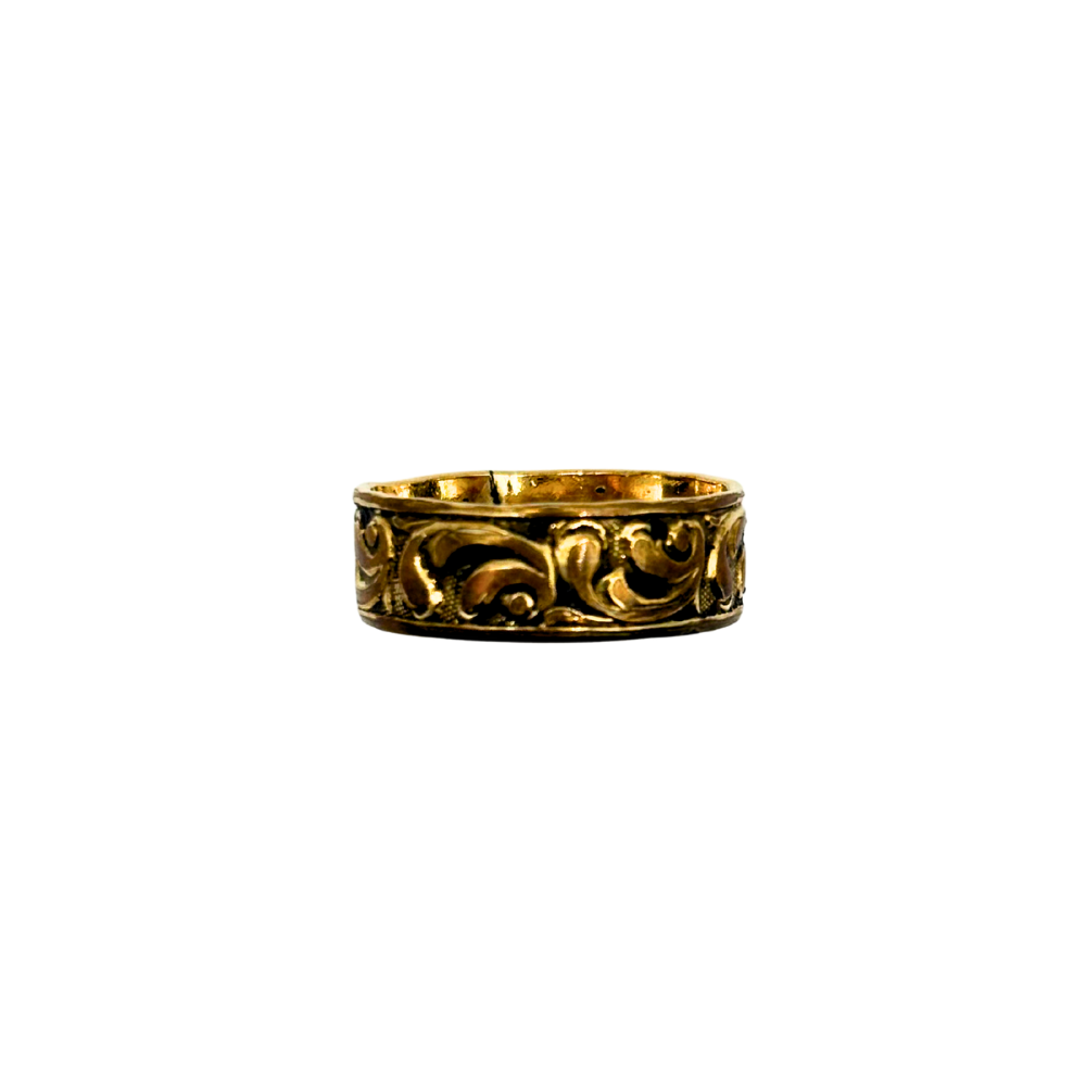 Gold Scroll Ring