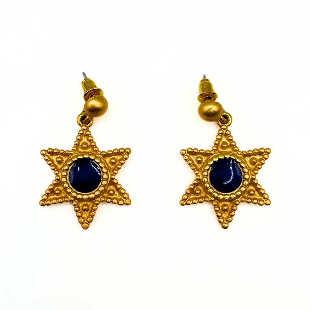 Vintage Anne Klein Star Drop Earrings