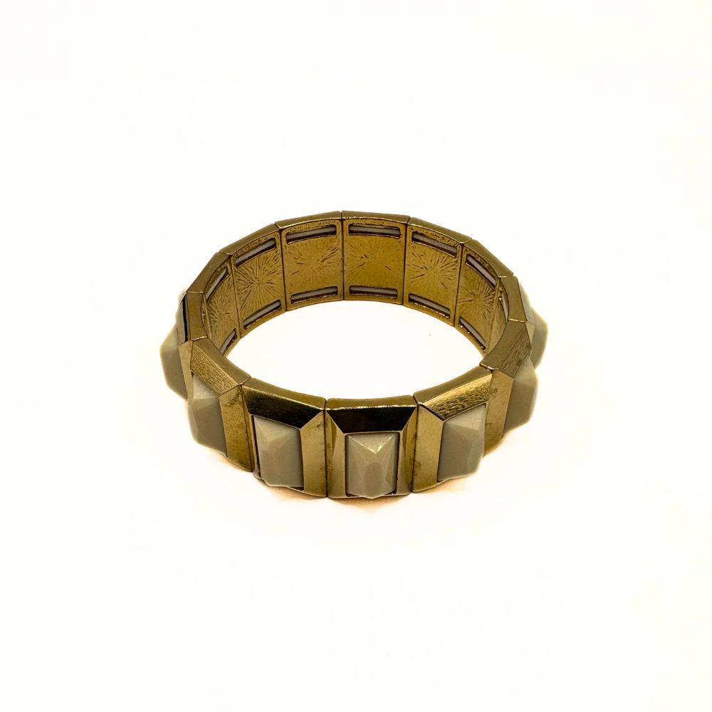 Anne Klein Geometric Stretch Bracelet