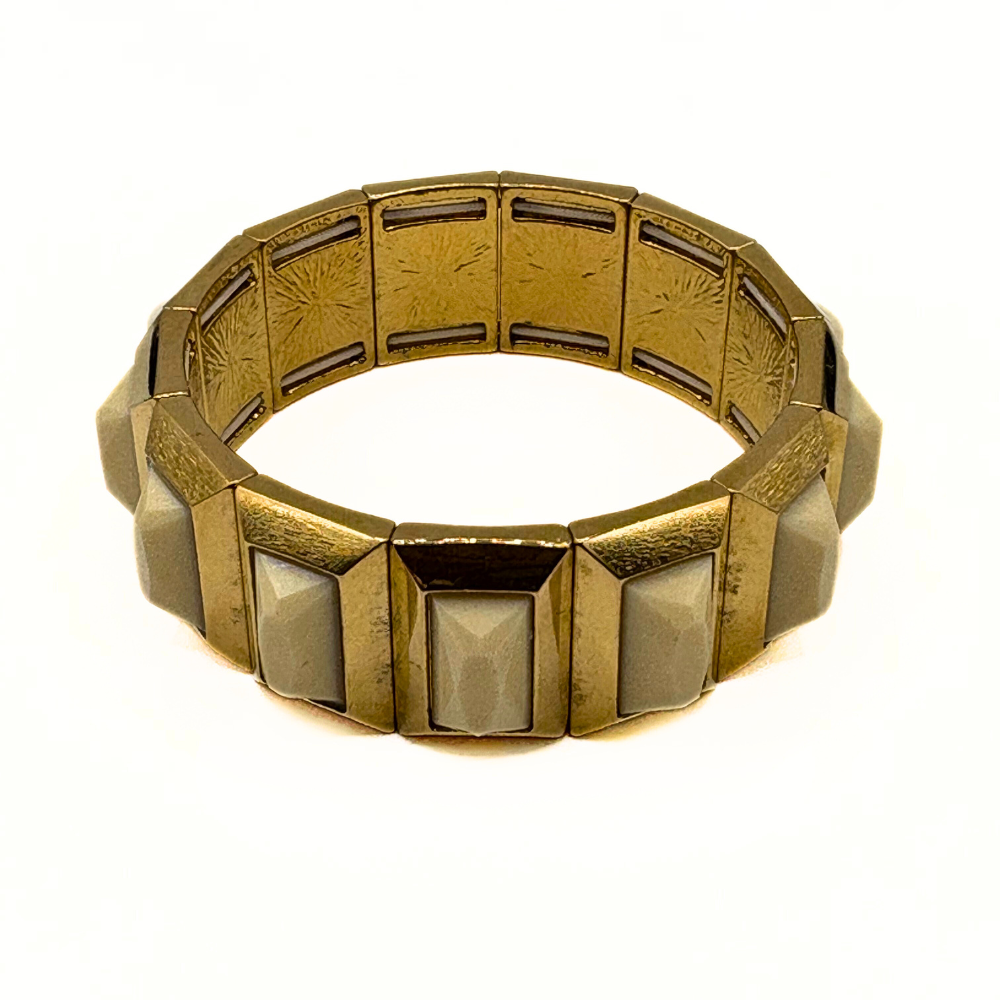 Anne Klein Geometric Stretch Bracelet