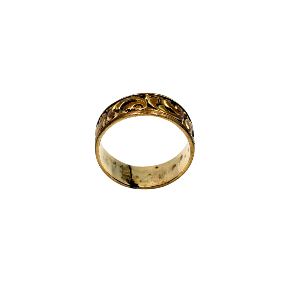 Gold Scroll Ring