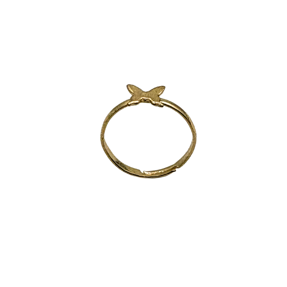 Gold Butterfly Ring