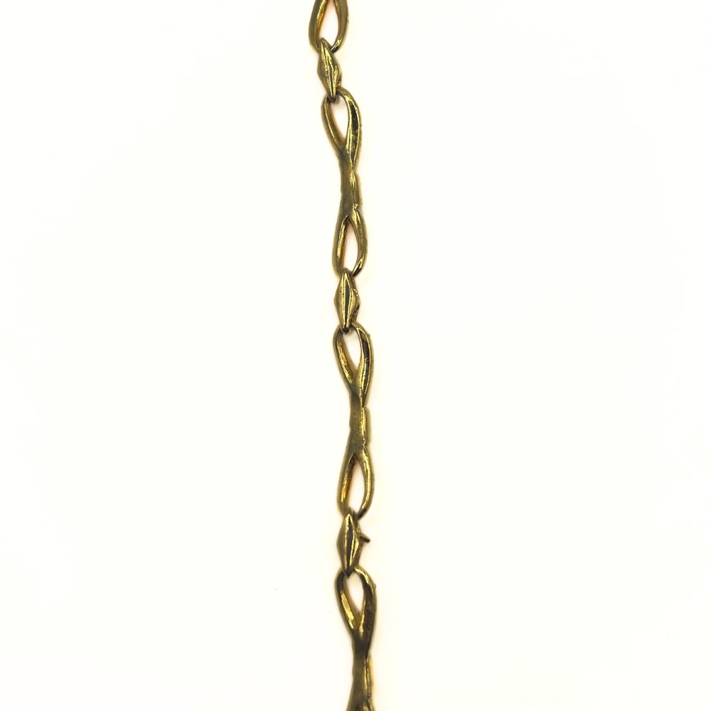 Vintage Twisted Link Gold-Tone Bracelet