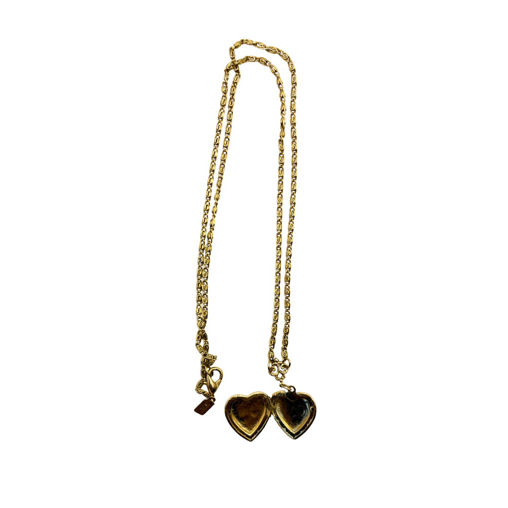 Vintage Heart Locket Necklace