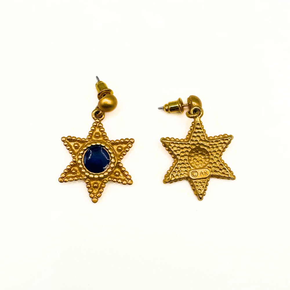 Vintage Anne Klein Star Drop Earrings