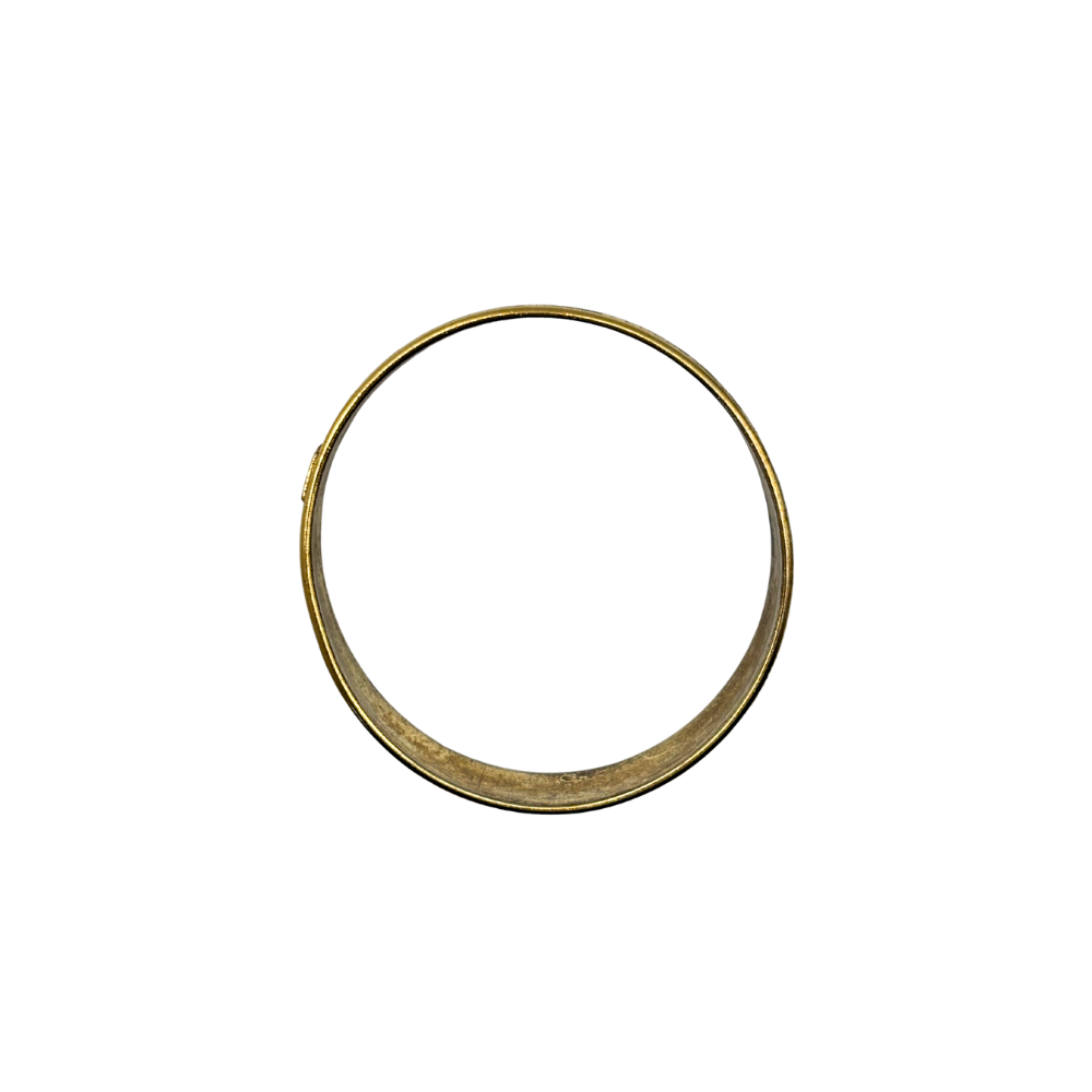 Italian Grid Gold Bangle