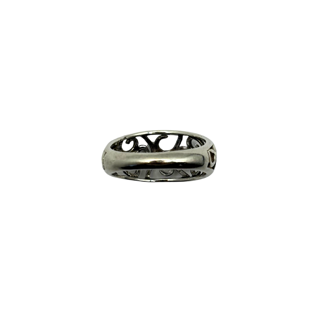 Silver Scroll Ring