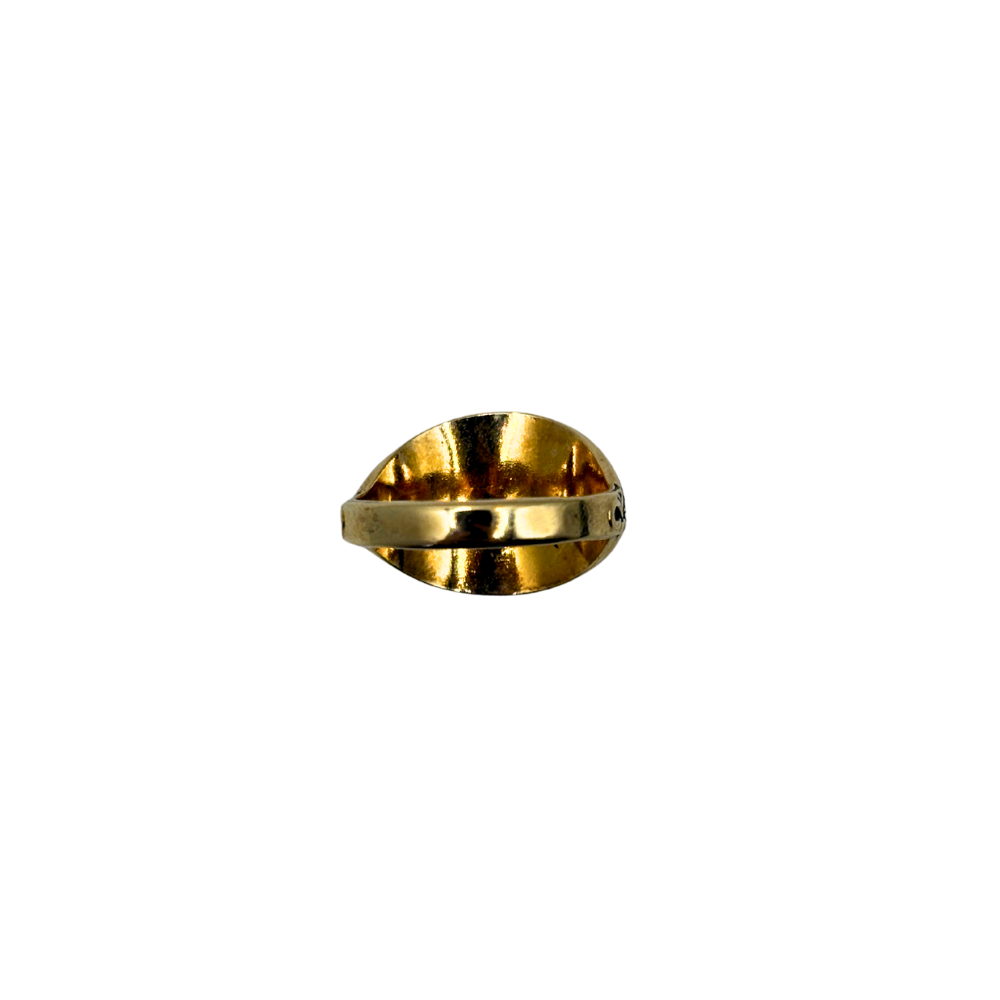 Golden Medallion Ring